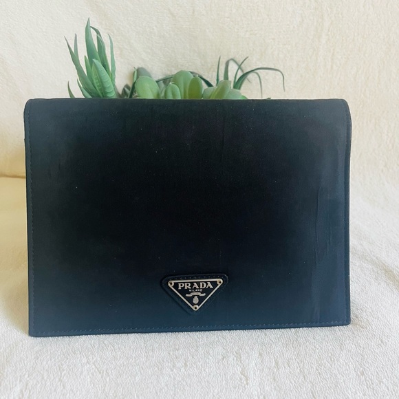 Prada Accessories Authentic Preloved Prada Nylon Leather Passport